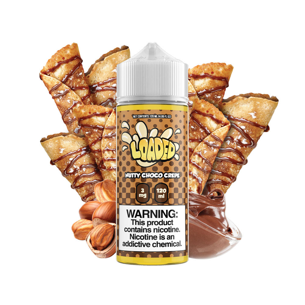 Nutty Choco Crepe by Loaded Series 120ml Bottle