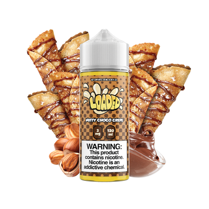 Nutty Choco Crepe by Loaded Series 120ml Bottle