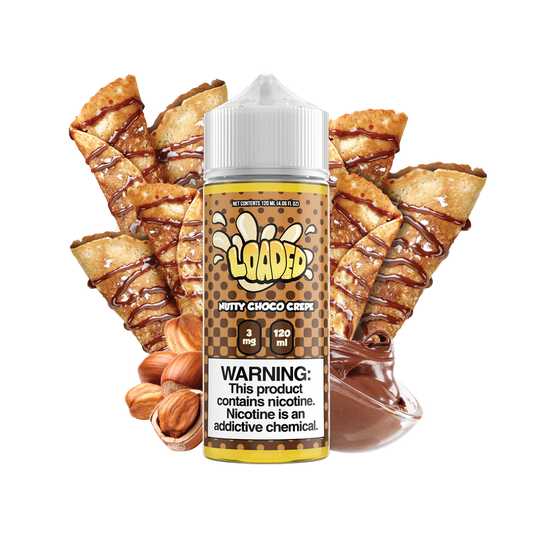 Nutty Choco Crepe by Loaded Series 120ml Bottle