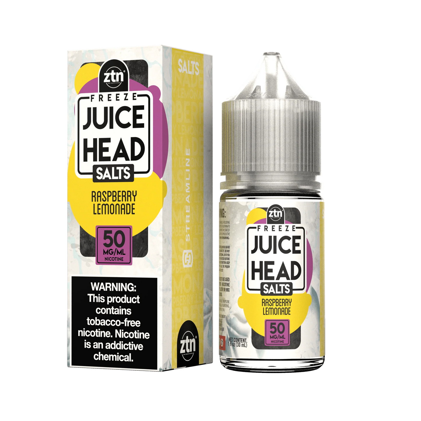 Raspberry Lemonade Freeze by Juice Head Salts Series 30mL with Packaging