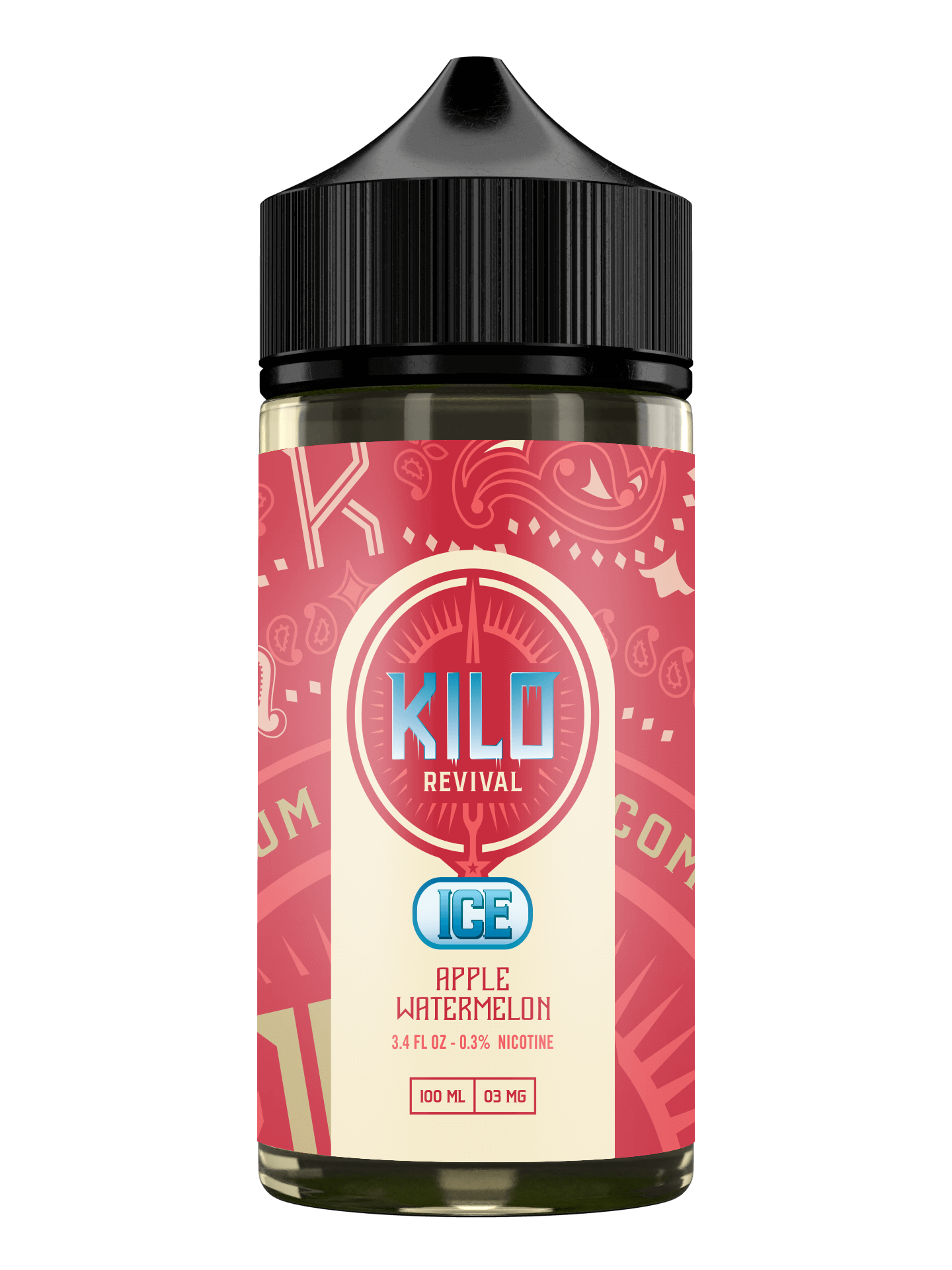 Apple Watermelon Ice by Kilo Revival Tobacco-Free Nicotine Series 100mL Bottle