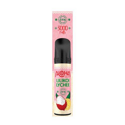 Aloha Sun Disposable | 3000 Puffs | 8mL Lilikoi Lychee with Packaging