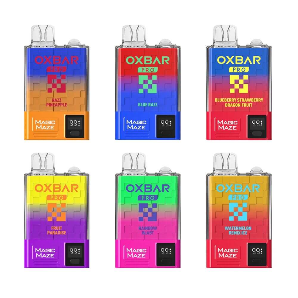 Oxbar Magic Maze Pro Disposable 10000 puffs 18mL 50mg | Group Photo