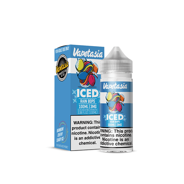 Iced Killer Sweets Rain Bops by Vapetasia Series 100mL with Packaging