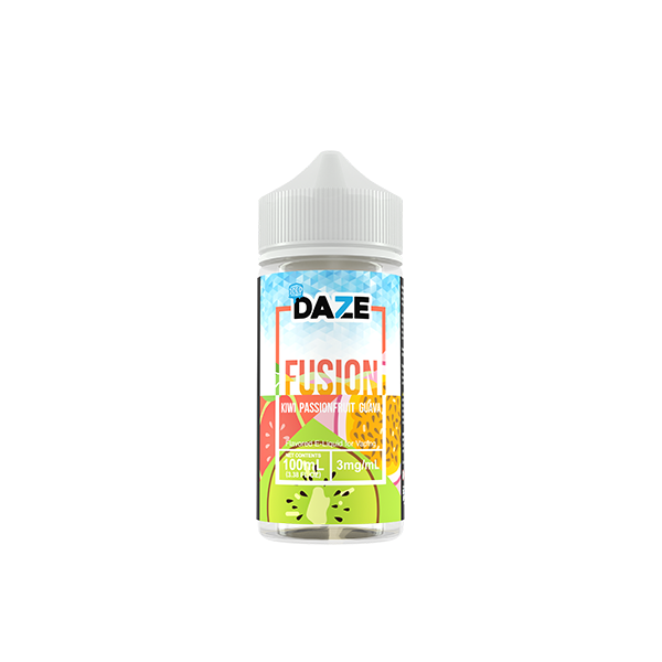 Kiwi Passion Guava Iced by 7Daze Fusion 100mL Bottle