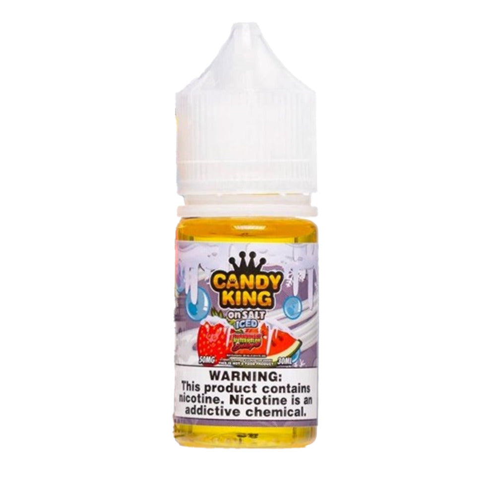 Strawberry Watermelon Bubblegum Iced by Candy King on Salt Series 30mL Bottle