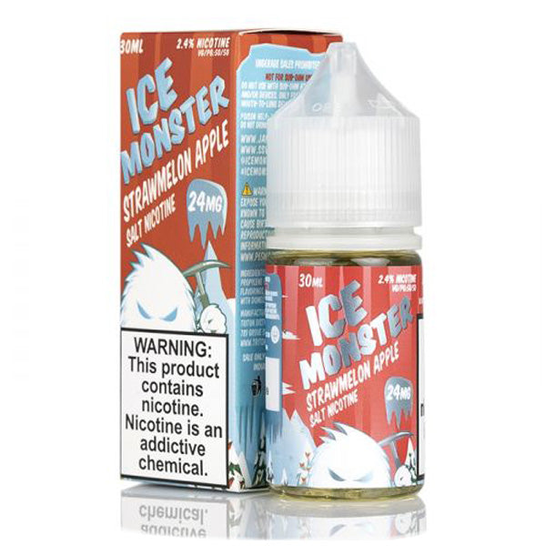 Strawmelon Apple by Ice Monster Salts 30mL with Packaging