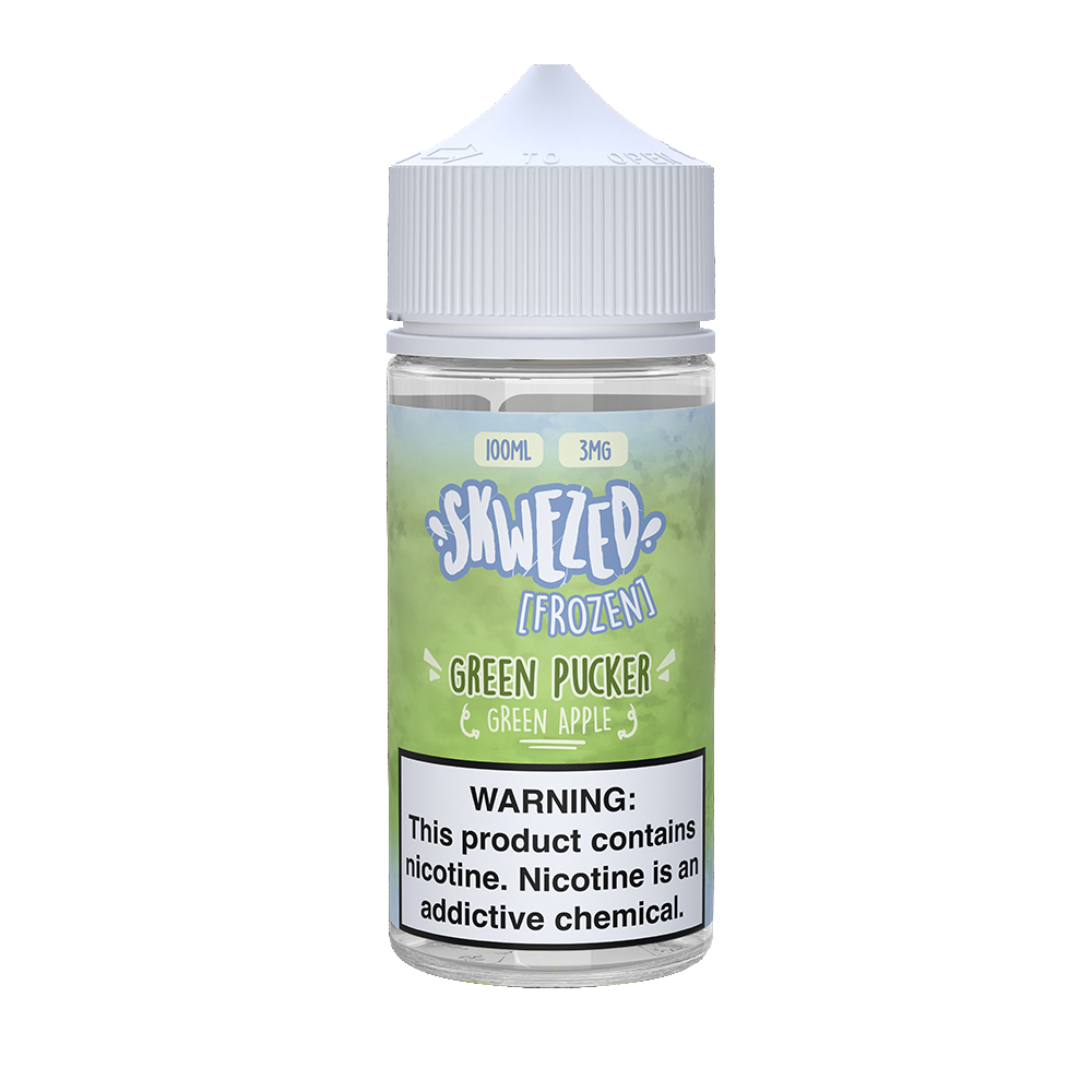 Frozen Green Pucker (Green Apple Ice) by Skwezed Series 100mL Bottle Only