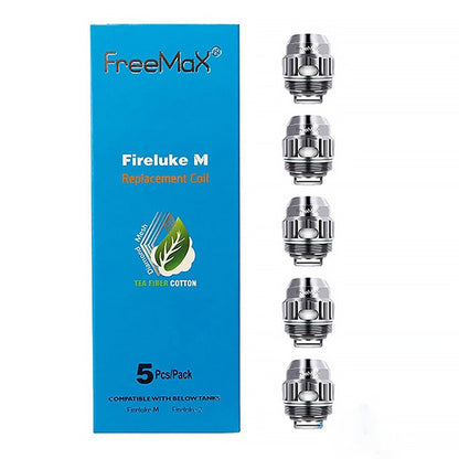 FreeMax TX Replacement Coils Fireluke 2 Tank Pack of 5 - Tx4 Mesh 0.15ohm with packaging