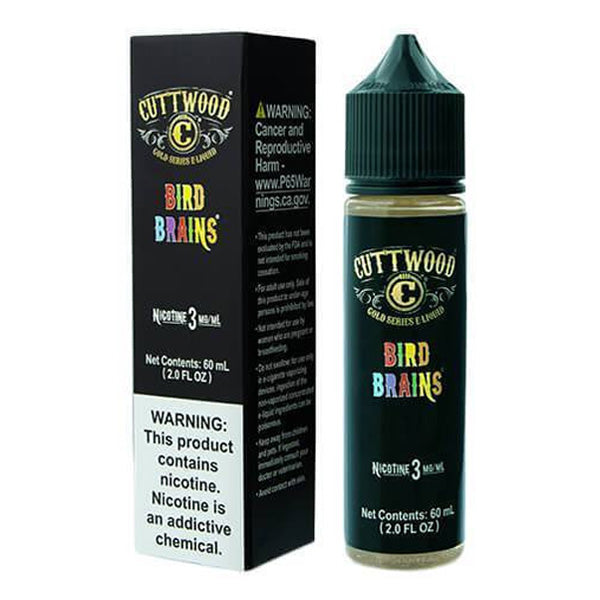 Bird Brains by Cuttwood E-Liquid 60mL with Packaging