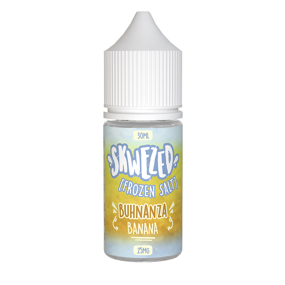 Frozen Buhnanza (Banana Ice) by Skwezed Salts Series 30mL bottle