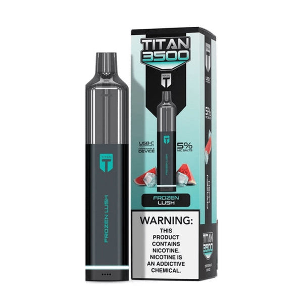 Titan Disposable | 3500 Puffs | 9mL Frozen Lush with Packaging