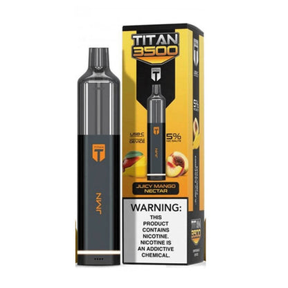 Titan Disposable | 3500 Puffs | 9mL Juice Mango Nectar with Packaging