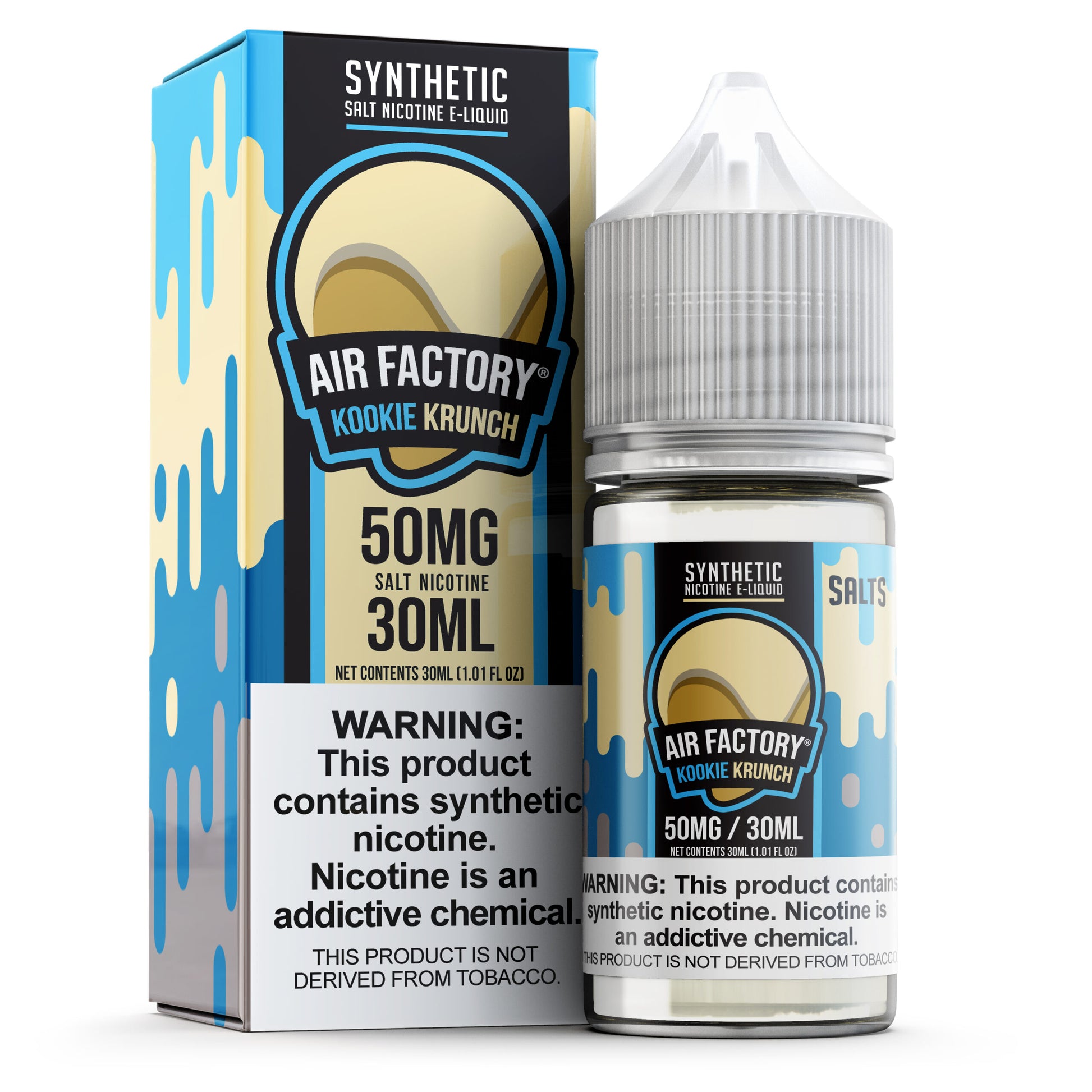 Vanilla Crunch (Kookie Krunch) by Air Factory Salt Tobacco-Free Nicotine Series 30mL with Packaging