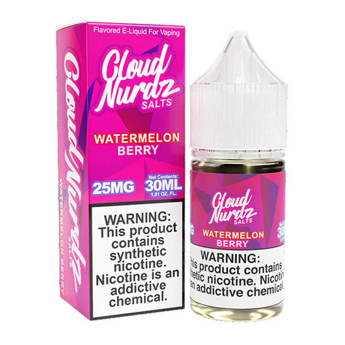 Watermelon Berry by Cloud Nurdz Salts Series 30mL with Packaging