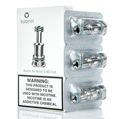 Suorin Air Mod Coils 0.8ohm (3-Pack) with packaging