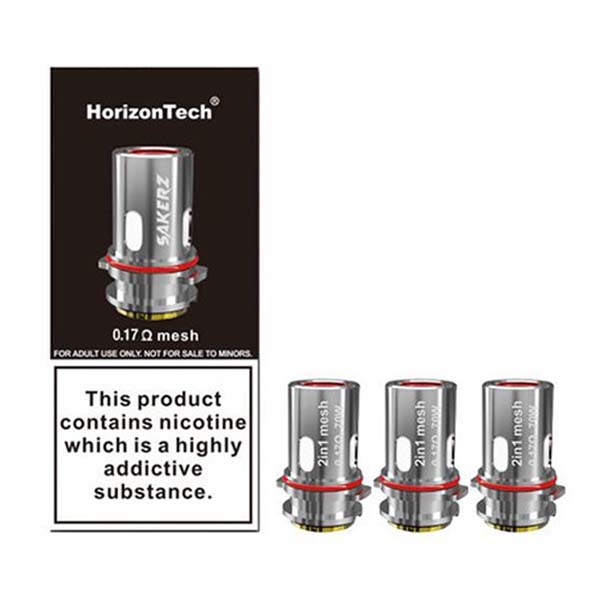 Horizon SAKERZ Coils 0.17ohm 3-Pack with packaging