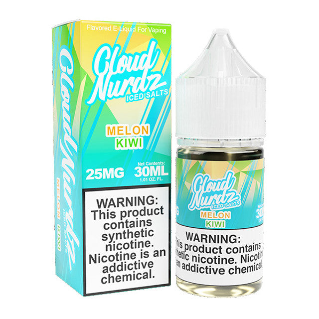 Iced Kiwi Melon by Cloud Nurdz Salts Series 30mL with Packaging