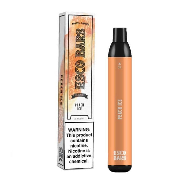 Esco Bars Mesh Disposable | 2500 Puffs | 6mL Peach Ice with Packaging