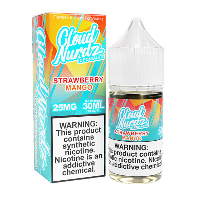 Strawberry Mango Iced by Cloud Nurdz Salts Series 30mL  with Packaging