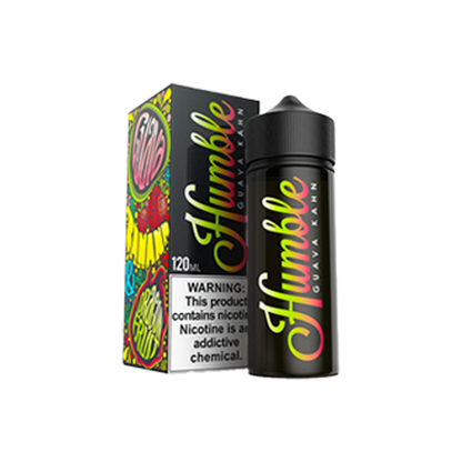 Guava Kahn Tobacco-Free Nicotine By Humble E-Liquid  with Packaging