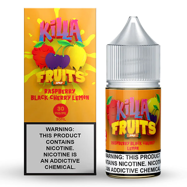 Raspberry Black Cherry by Killa Fruits Max TFN Salts Series 30mL with Packaging