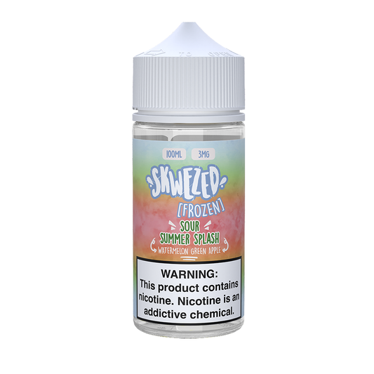 Frozen Sour Summer Splash (Watermelon Green Apple Ice) by Skwezed Series 100mL Bottle Only