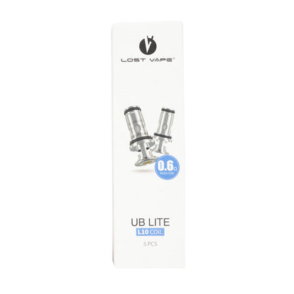 Lost Vape UB Lite Coils 0.6ohm 5-Pack with packaging