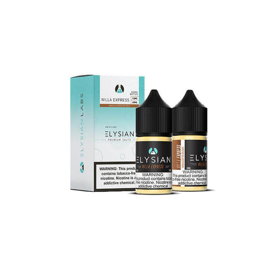 Nilla Express by Elysian Salt Series E-Liquid 60mL (Salt Nic) – 30mL 2-Pack with packaging