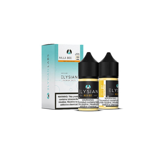 Nilla Bee by Elysian Salt Series E-Liquid 60mL (Salt Nic) | 30mL 2-Pack with packaging