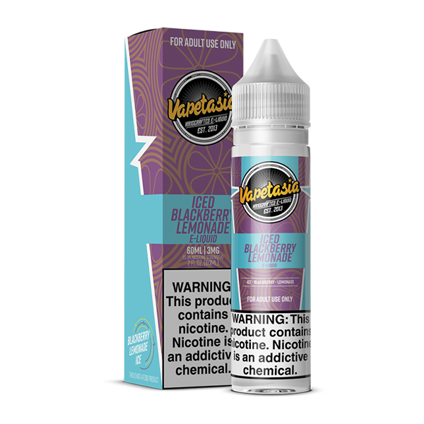 Iced Blackberry Lemonade by Vapetasia 60mL Series with Packaging