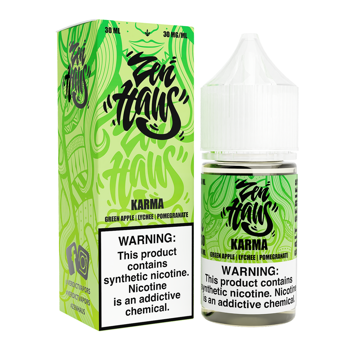 Zen Haus by Zen Haus Salts Series 30mL with Packaging