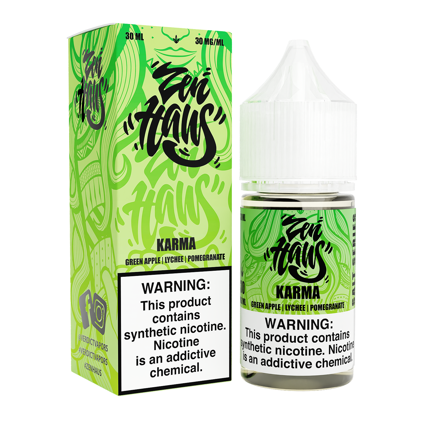 Zen Haus by Zen Haus Salts Series 30mL with Packaging