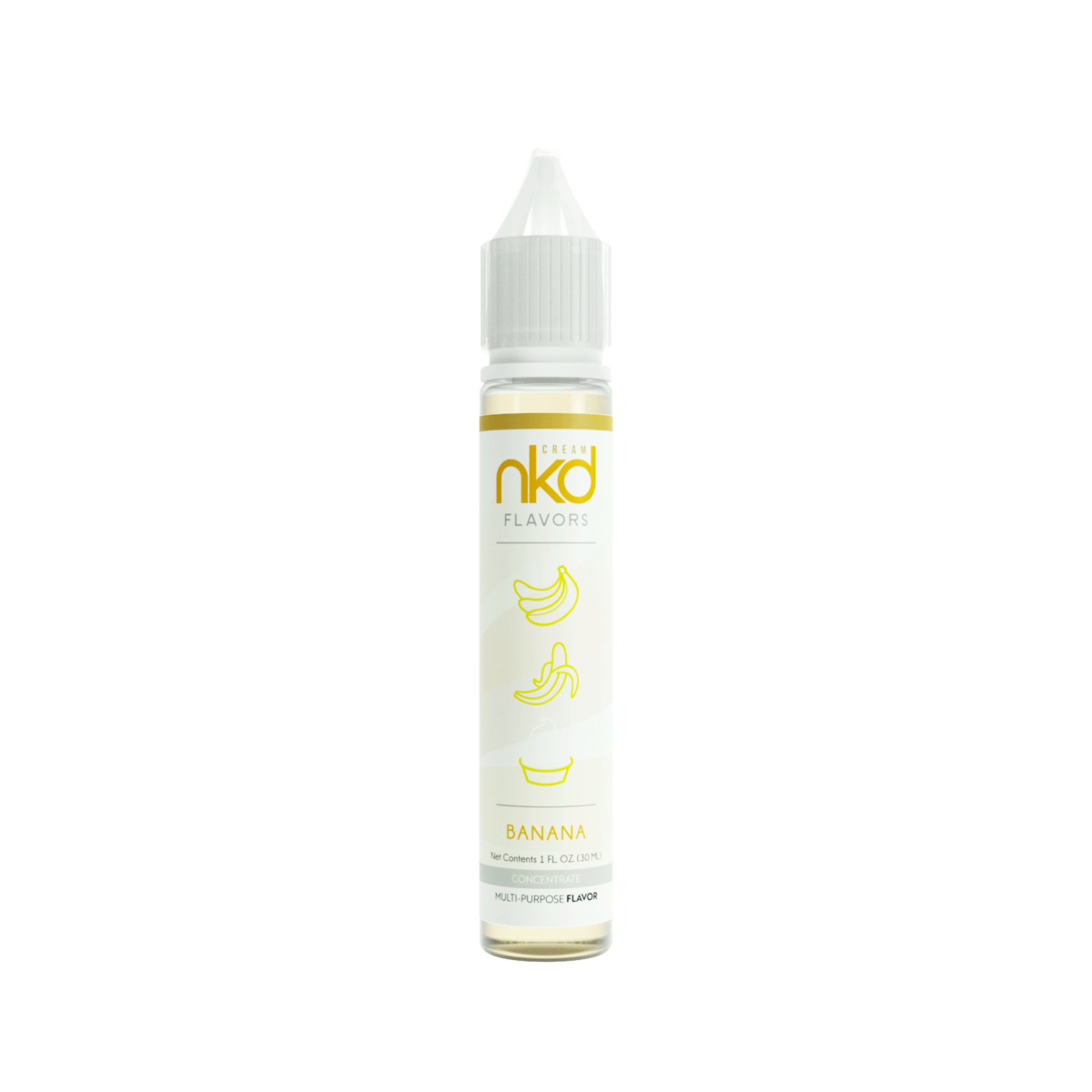 NKD Flavor Concentrate 30mL Bottle Banana Cream