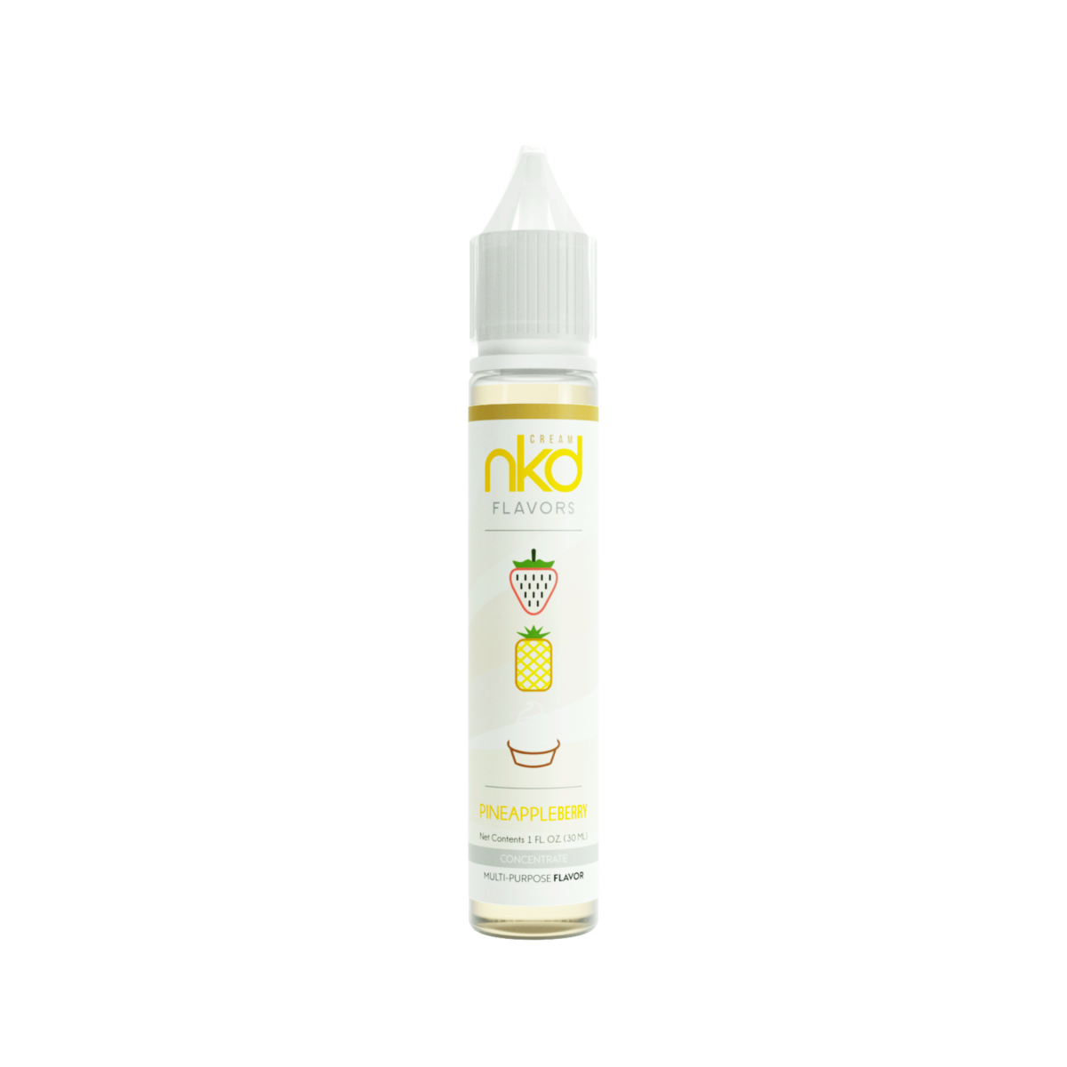 NKD Flavor Concentrate 30mL Bottle Pineapple Verry Cream