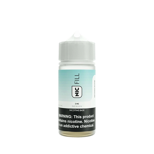 Nic Fill Unflavored Nicotine Concentrate 70mL Bottle 3mg