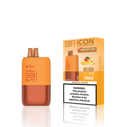 SWFT Icon Disposable | 7500 Puffs | 17mL | 5% Tropical Blend with Packaging