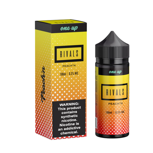 Peach'n by One Up TFN E-Liquid 100mL (Freebase) with Packaging