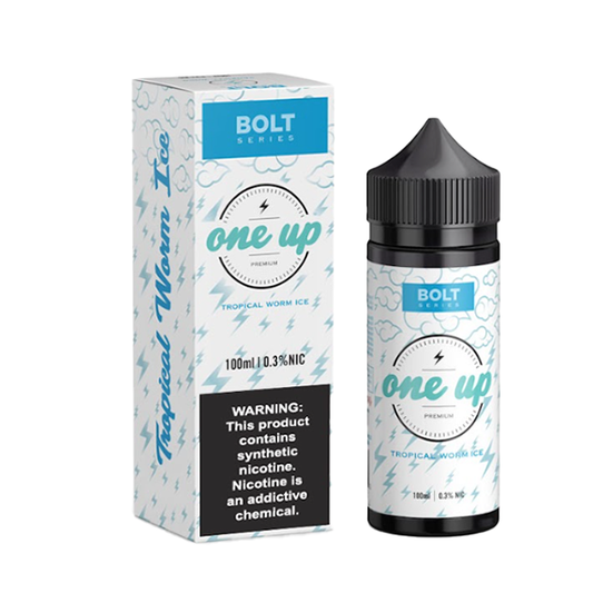 Tropical Worm Ice by One Up TFN E-Liquid 100mL (Freebase) with Packaging