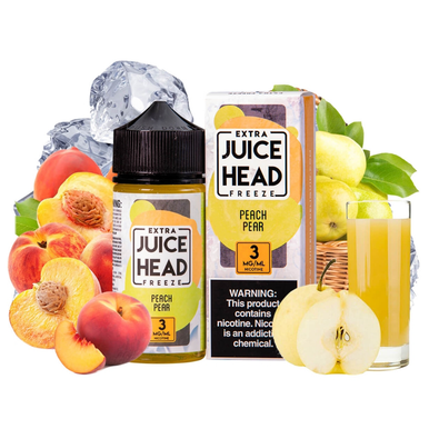 Peach Pear Extra Freeze by Juice Head TFN Series 100mL with Packaging