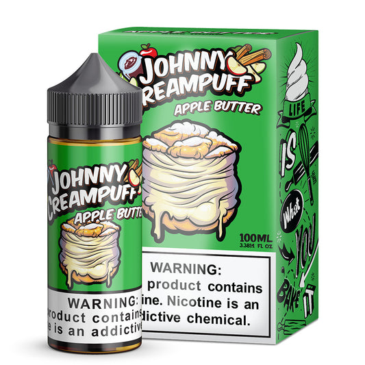 Apple Butter by Tinted Brew Johnny Creampuff TFN Series E-Liquid 100mL (Freebase) With Packaging