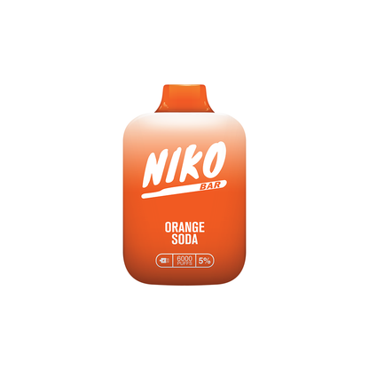 Niko Bar Disposable | 7000 Puffs | 15mL 50mg Orange Soda