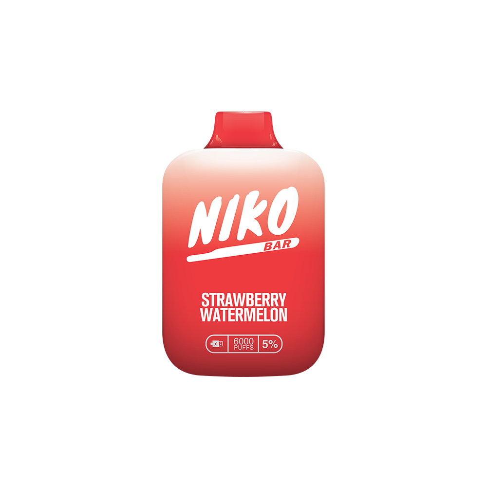 Niko Bar Disposable | 7000 Puffs | 15mL 50mg Strawberry Watermelon