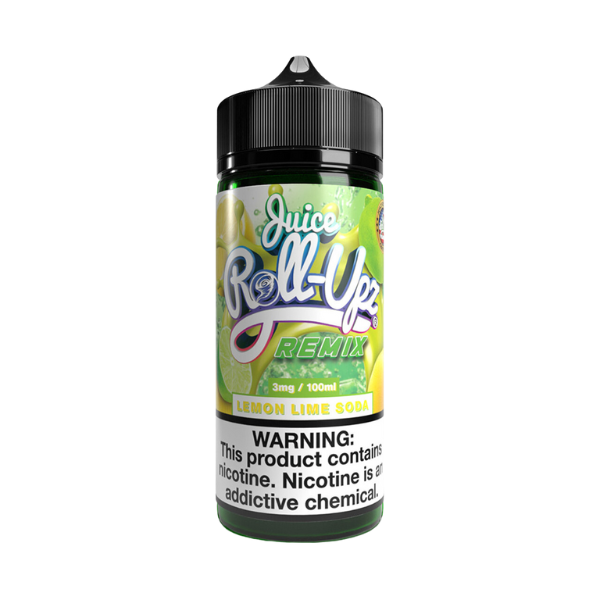 Lemon Lime Soda by Juice Roll Upz Series E-Liquid 100mL (Freebase) Bottle