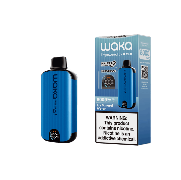 WAKA SoPro DM8000 17mL 8000 Puff Disposable Icy Mineral Water with Packaging