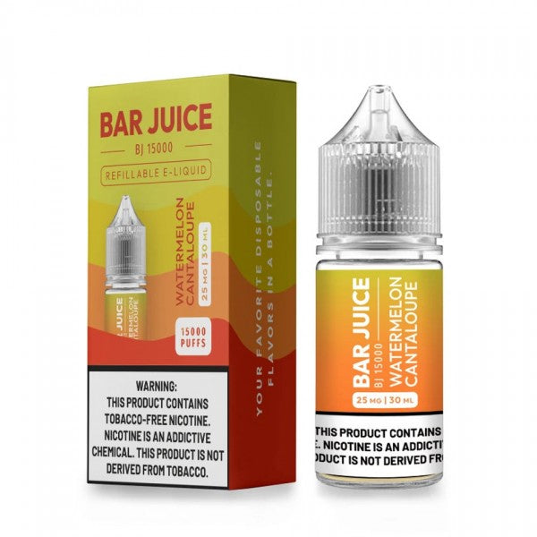 Watermelon Cantaloupe by Bar Juice BJ15000 Salt Series E-Liquid 30mL (Salt Nic) with Packaging