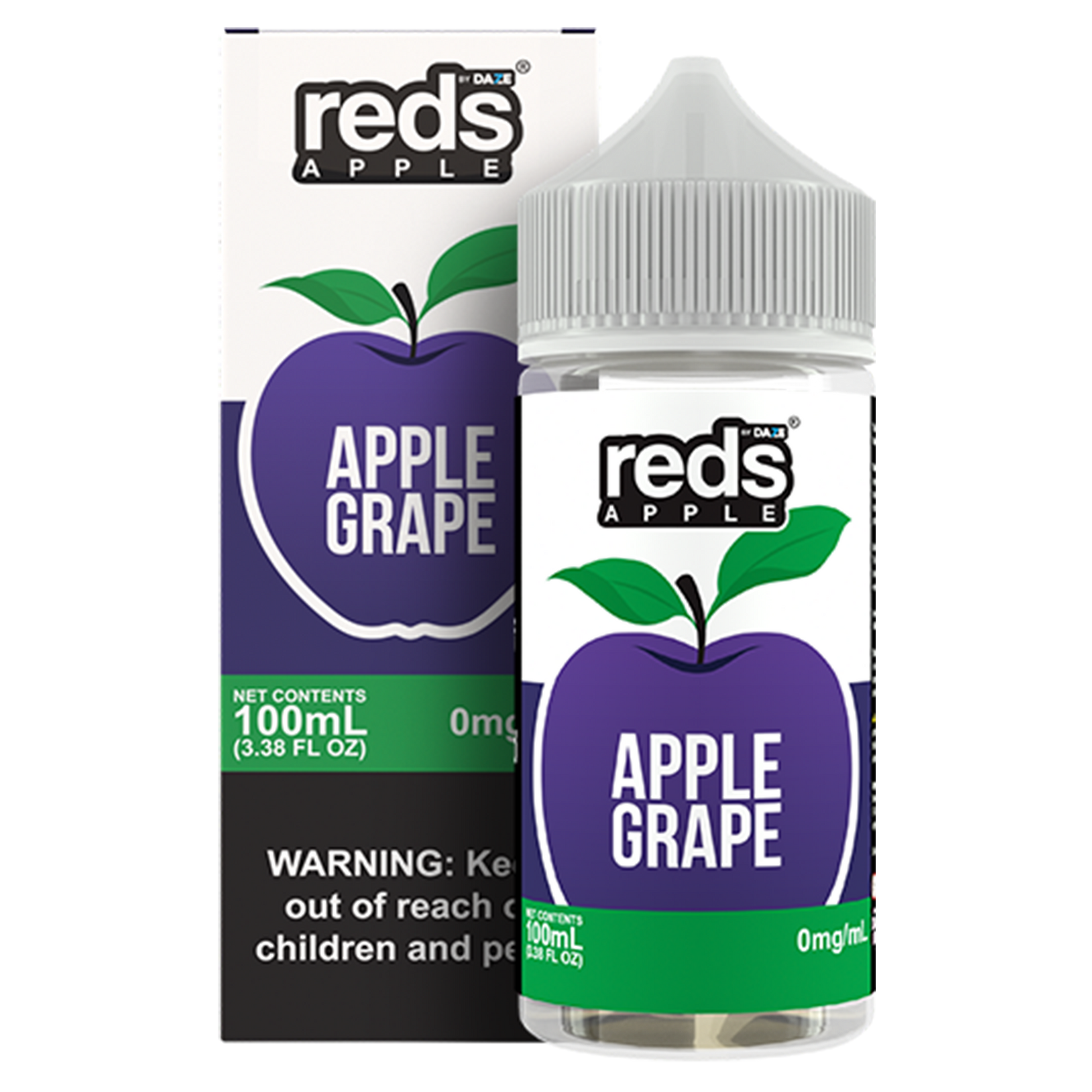 Grape by 7Daze Reds E-Liquid 100mL (Freebase) with Packaging