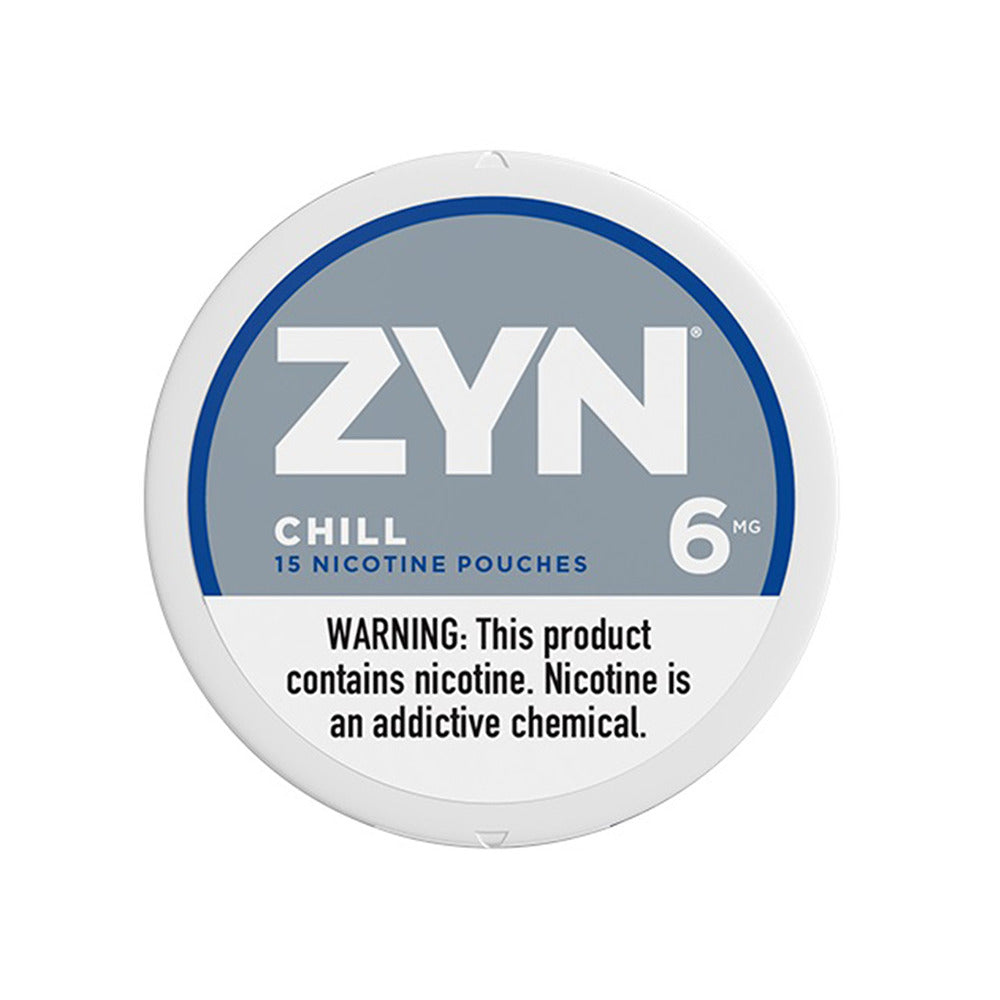 ZYN Nicotine Pouches (15ct Can)(5-Can Pack) Chill Pouch