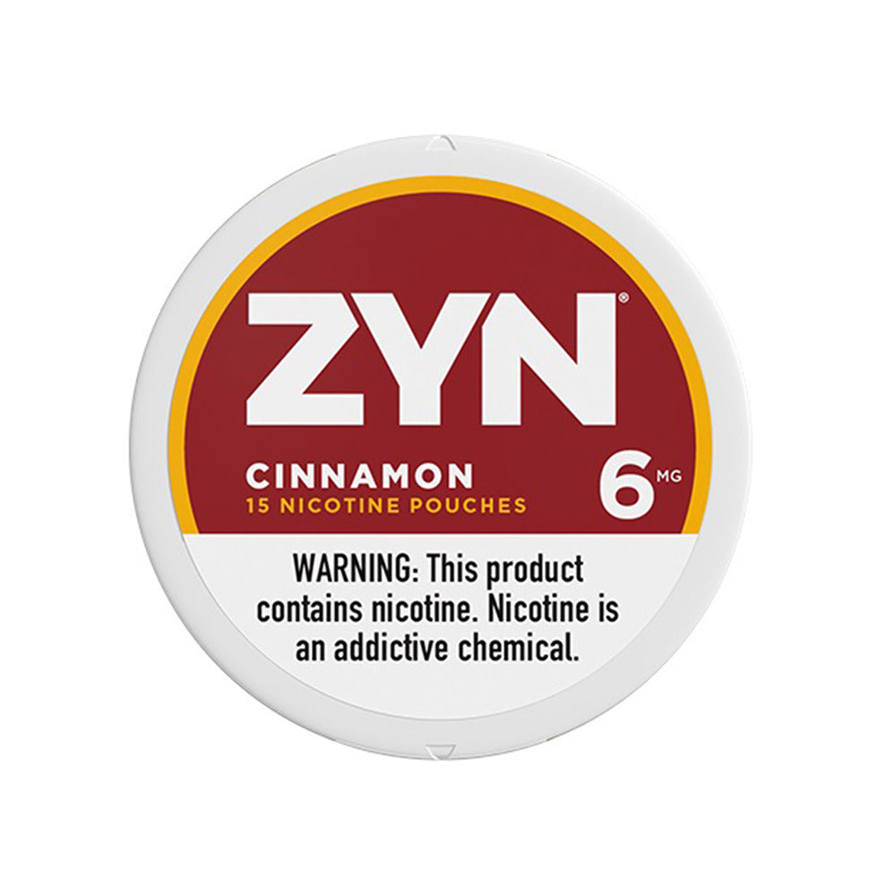 ZYN Nicotine Pouches (15ct Can)(5-Can Pack) Cinnamon Pouch