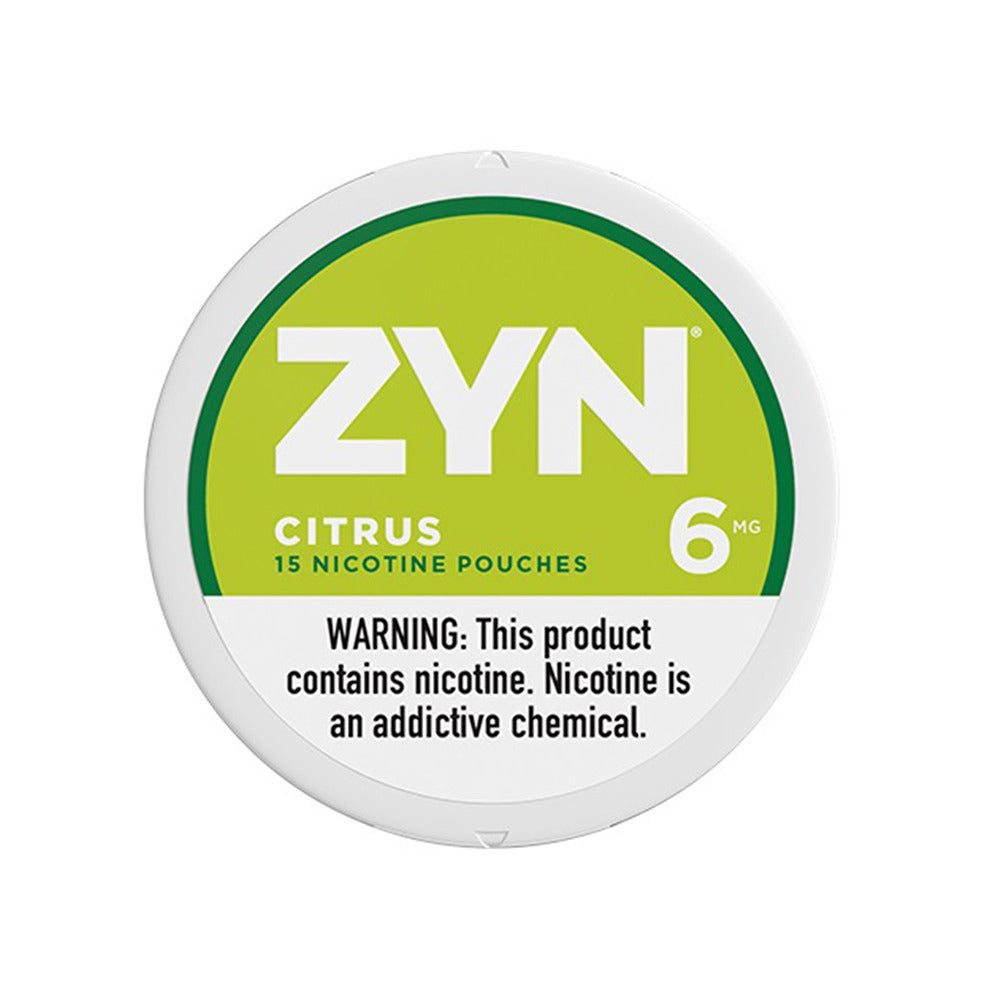 ZYN Nicotine Pouches (15ct Can)(5-Can Pack) Citrus Pouch